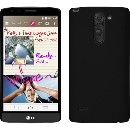 Coque Case Lg G3 Stylus Pearls Noir Silicone Rigide (Tpu)