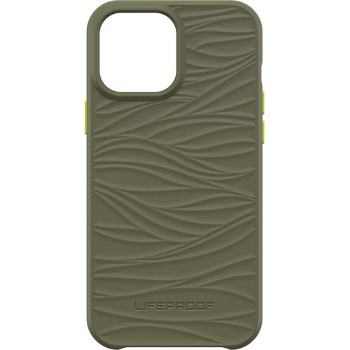Lifeproof Wake - Coque De Protection Pour Téléphone Portable - 85 % De Plastique Recyclé Provenant De L'océan - Vert Gambit - Modèle D'onde Douce - Pour Apple Iphone 13 Pro Max