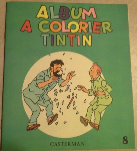 Album A Colorier Tintin 8 Collector De 1969
