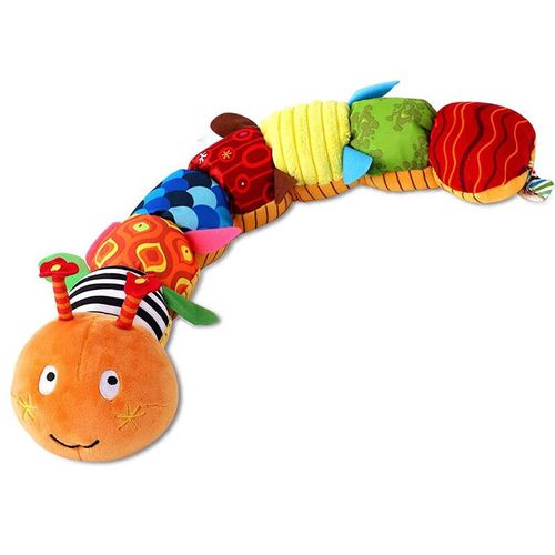 Hochet Froissé Multi-Mentaires Oriel Pour Bébé,Animal En Peluche Musical,Jouets Doux Pour Bébé,Activité Crocodile,Texture Mignonne - Type Orange 1012 #B