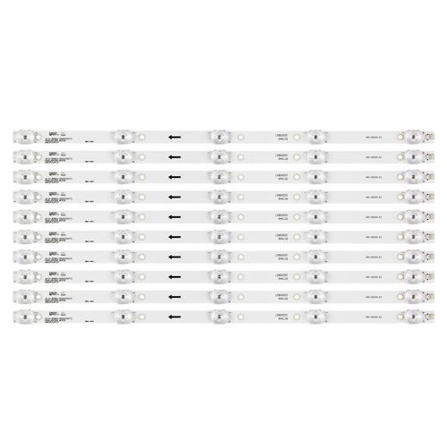 Bande de rétro-éclairage "" Nipseyteko"" LED 3V, 5 lampes pour Akai Aktv 55 pouces, AKTV5534 JS-D-JP55EU-051EC (70317) E55EU/EP1000 MCPCB 490.0 15.0 1.0T Nipseyteko