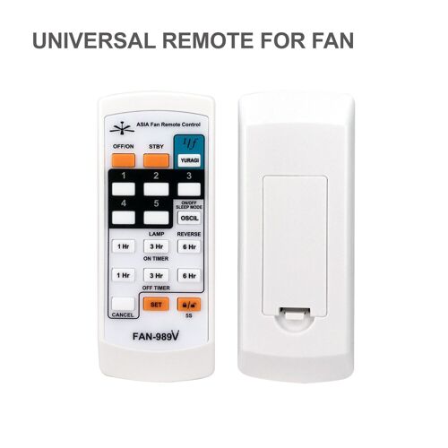 Télécommande de ventilateur universelle compatible pour KDK PANASONIC ELMARK WINTER DEKA monterair pegence WING