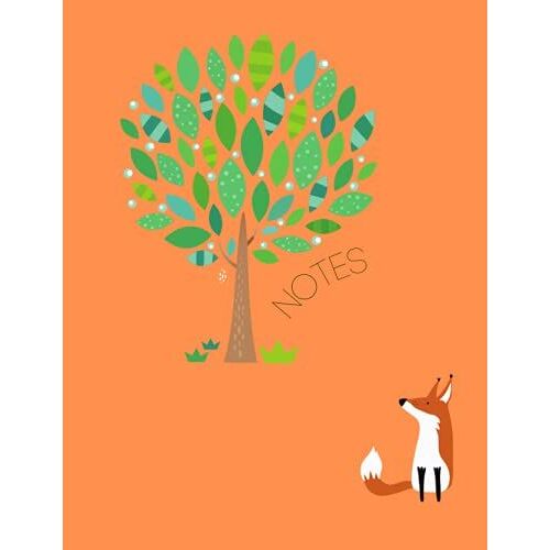 Fox And Tree Notes: 120 Pages Lined Notebook