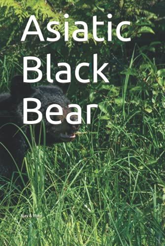 Asiatic Black Bear: Writing Journal For Men, Women & Kids, Journal Blank Pages, Diary & Notebook