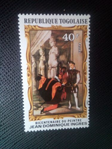 Timbre Togo Yt 992 Henri Ier Et Don Pedro De Tolède, Par J. A. D. Ingres 1980 ( 020905 )