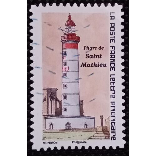 France 2020 Timbre Oblitéré Yt 1898 - Phare De Saint-Mathieu - Carnet Repères De Nos Côtes
