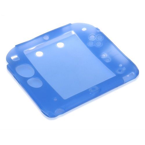 Coque Housse Étui Protection En Silicone Bleu Pour Nitendo 2ds Jeu Console