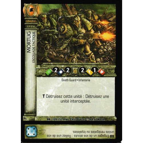 Carte Horus Heresy Ccg - Mortug - 139/152
