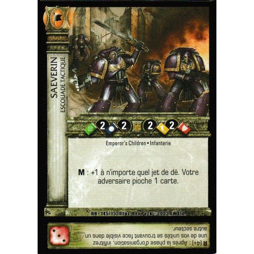 Carte Horus Heresy Ccg - Saeverin - 145/152