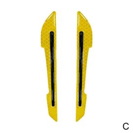 Autocollant De Moulage De Rétroviseur De Style De Voiture,Adapté Pour Chevrolet Spark,Cruze,Orlando,Aveo,Ix,Onvolt - Type Yellow