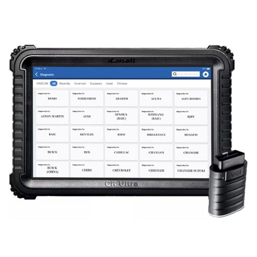 ICarsoft CR Pro - Appareil De Diagnostic Auto Multifonction Professionnel - Occasion - Compatible OBD2