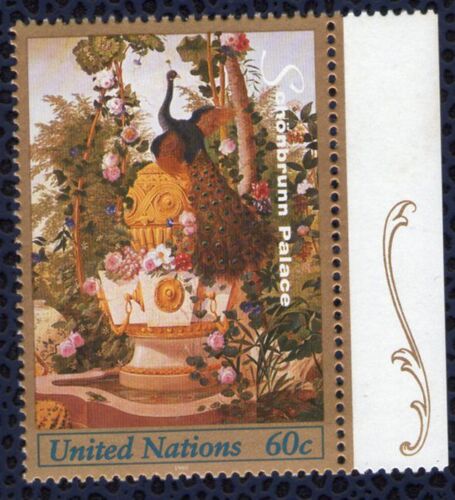 Nations Unies 1998 Onu Neuf Schonbrunn Palace Peinture J.W. Bergl Bord De Feuille