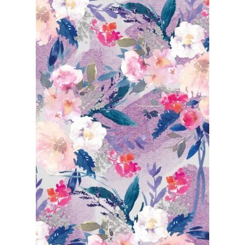 Notebook: Flower Notebook, College Ruled Composition Notebook, A4 Notebook, 120 Pages, Notebook Women