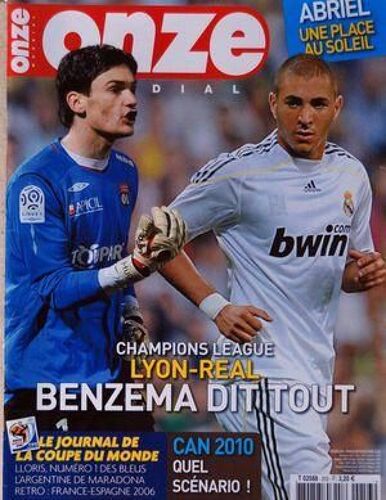 Onze Mondial N° 253 Du 01/02/2010 - Champions League / Lyon Et Real - Benzema Dit Tout - Can 2010 / Quel Scenario - Abriel / Une Place Au Soleil