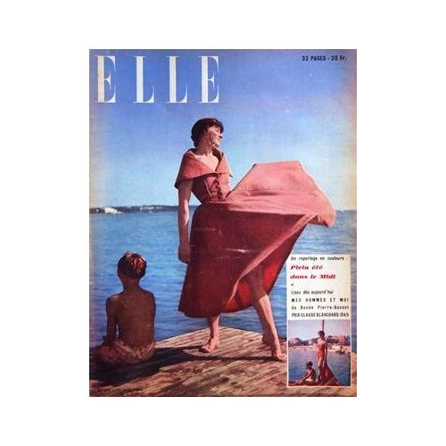 Elle N° 185 Du 13/06/1949 - Plein Ete Dans Le Midi - Mes Hommes Et Moi De Renee Pierre-Gosset