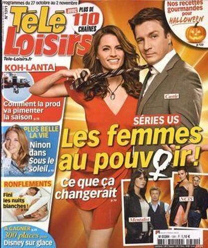 Tele Loisirs N° 1391 Du 27/11/2012 - Series Us - Koh Lanta - Plus Belle La Vie Ninon Dans Sous Le Soleil -