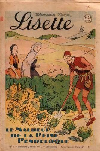 Lisette N° 5 Du 02/02/1941 - Le Malheur De La Reine Pendeloque