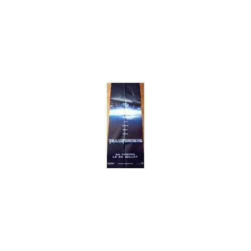 Transformers - Michael Bay - Affiche De Cinéma Pliée 160x60 Cm
