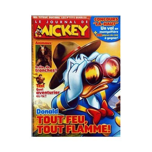 Journal De Mickey (Le) N° 2981 Du 05/08/2009 - Animaux / Drole De Tronches - Test / Quel Aventurier Es-Tu - Donald - Tout Feu Tout Flamme