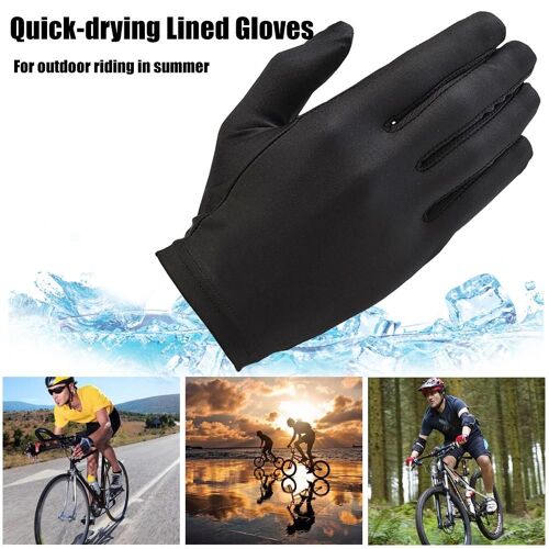 Gants De Moto À Séchage Rapide, Doublure Noire, Intérieur Fin, Moto, Doux, Sport, Pour L'équitation En Été, Nouvelle Collection