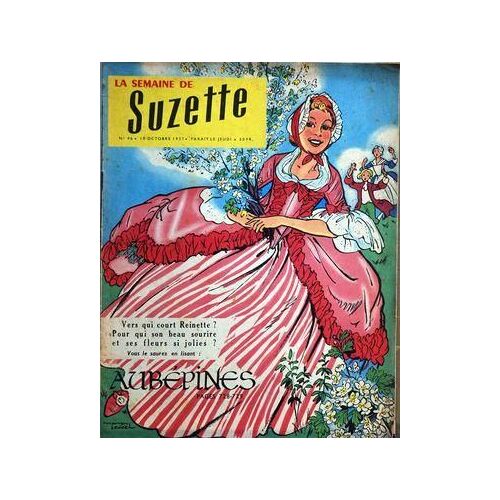 Semaine De Suzette (La) N° 46 Du 10/10/1957 - Aubepines