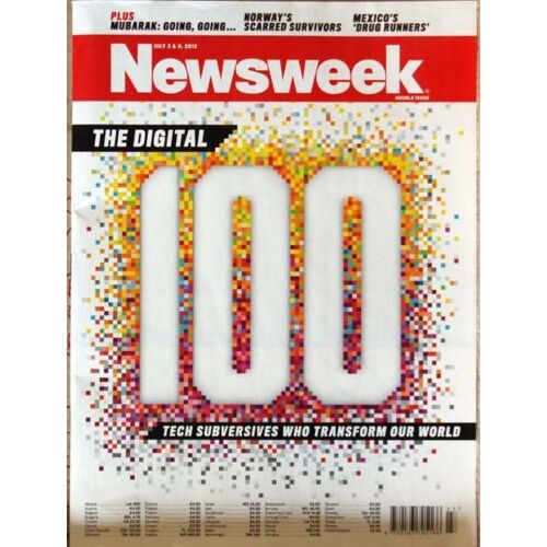 Newsweek N° 27 Du 02/07/2012 - The Digital - 100 Tech Subversives Who Transform Our World - Mubarak - Going Going - Norway's Scarred Survivors - Mexico's Drug Runners