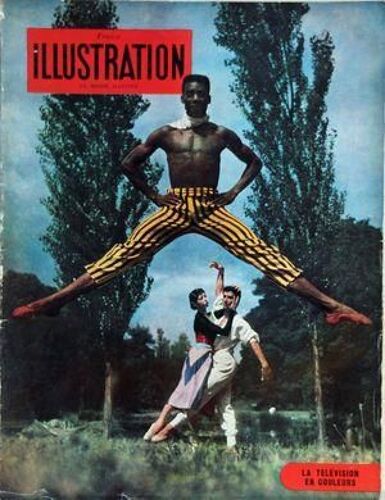 France Illustration N° 418 Du 01/01/1955 - La Tele En Couleurs Adieux Au Bataillon De Coree Par Mousset - Les Ambassadrices De L'elegance Et Patachou Par De Mauduit - Le Ski En Competition Par Clare - 1er Vol Commercial Transpolaire Par Blanc - Le...