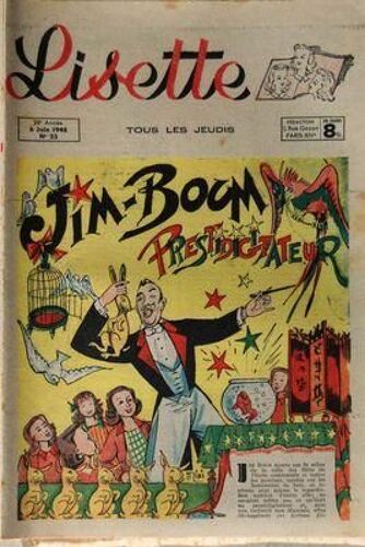 Lisette N° 23 Du 06/06/1948 - Jim-Boum Prestidigitateur