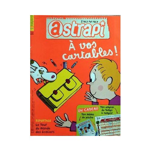Astrapi N° 689 Du 01/09/2008 - A Vos Cartables - Le Tour Du Monde Des Ecoliers