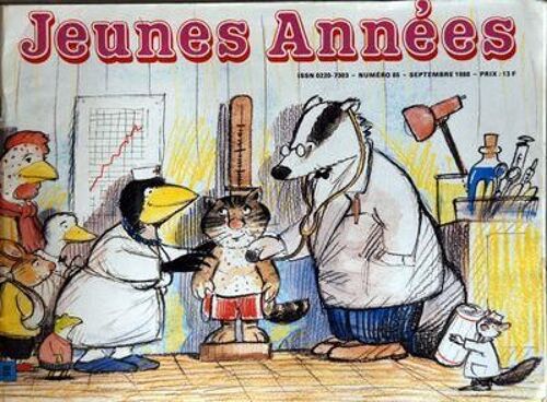 Jeunes Annees N° 85 Du 01/09/1988 -