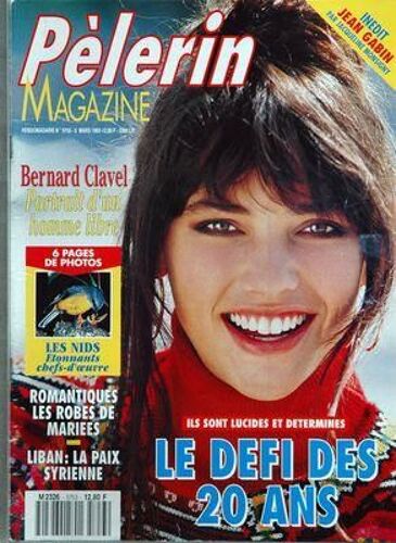 Pelerin Magazine N° 5753 Du 05/03/1993 - Le Defi Des 20 Ans - Liban   -   La Paix Syrienne - Romantiques   -   Les Robes De Mariees - Les Nids    -   Etonnants Chefs-D'oeuvre - Bernard Clavel   -   Portrait D'un Homme Libre - Jean Gabin Par Monsigny