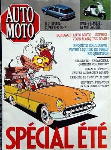 Auto Moto N° 51 Du 01/07/1986 - Special Ete - Votre Liquide De Frein - R21 Nevada / Super Berline - La Motomobile