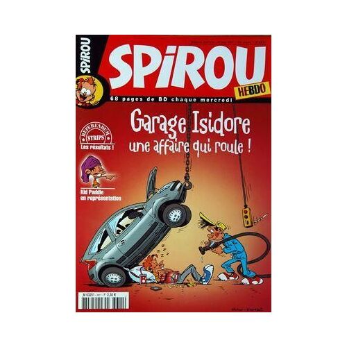 Spirou N° 3611 Du 27/06/2007 - Garage Isidore - Strips - Les Resultats - Kid Paddle En Representation