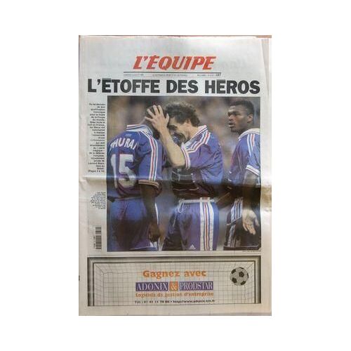 Equipe (L') N° 16227 Du 10/07/1998 - L'etoffe Des Heros