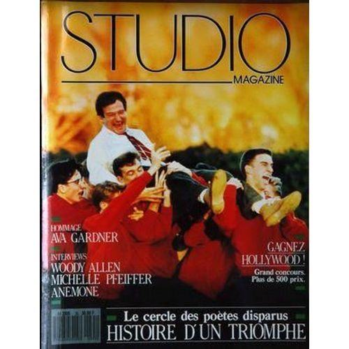 Studio Magazine N° 35 Du 01/03/1990 - Ava Gardner Woody Allen Michelle Pfeiffer Anemone Le Cercle Des Poetes Disparus   -   Un Triomphe