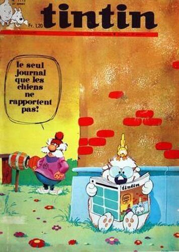 Tintin N° 1115 Du 12/03/1970 - Le Seul Journal Que Les Chiens Ne Rapportent Pas - Pierre Villepreux