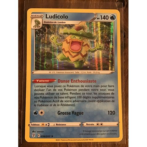 Ludicolo Holographique 034/203 Série Épée Et Bouclier Évolution Céleste
