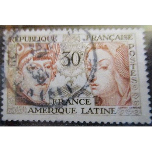 1956. F1060: Amitié France-Amérique Latine.