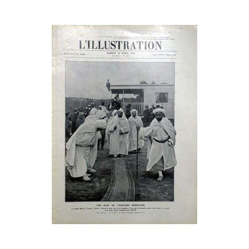 Illustration (L') N° 4180 Du 14/04/1923 - Une Date De L'histoire Marocaine / Le Sultan Moulai Youssef A Rabat
