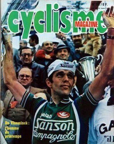 Cyclisme Magazine N° 118 Du 01/03/1978 - De Vlaeminck  -   L'homme Du Printemps
