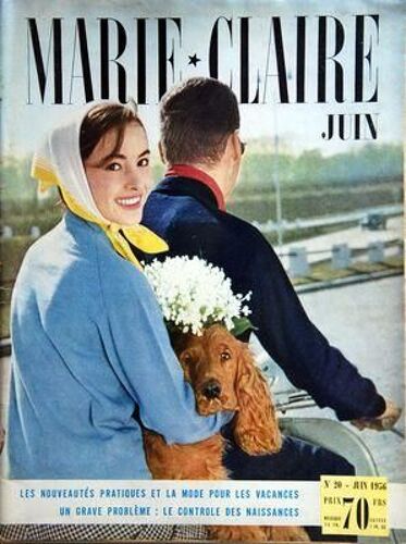 Marie Claire N° 20 Du 01/06/1956 - Les Nouveautes Pratique Et La Mode Pour Les Vacances - Le Controle Des Naissances