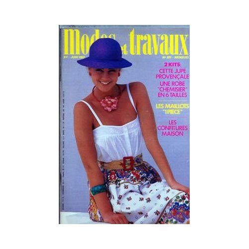 Modes Et Travaux N° 991 Du 01/06/1983 - 2 Kits  -   Cette Jupe Provencale   -   Une Robe Chemisier En 6 Tailles - Les Maillots 1 Piece - Les Confitures Maison