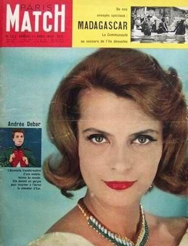 Paris Match N° 522 Du 11/04/1959 - Madagascar - La Communaute De L'ile Devastee Andree Debar Andree Debar L'homme Qui A Vaincu Le Bagne Typhon Sur Madagascar Marilyn Monroâ Charles Humez Eugâ¿Ne Labiche Au Fond Du Trou Du Diable Liz Taylor Algerie...
