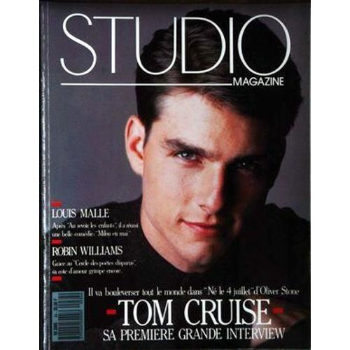 Studio Magazine N° 34 Du 01/02/1990 - Louis Malle Robin Williams Tom Cruise