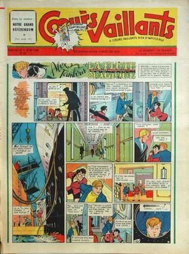 Coeurs Vaillants N° 23 Du 03/06/1956 - Belles Histoires De Vaillance Alex, Tambour Et La Flute Magique