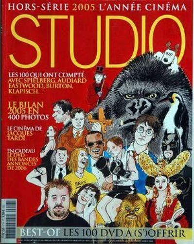 Studio N° 17 Du 31/12/2005 - L'annee Cinema  Les 100 Qui Ont Compte Avec Spielberg - Audiard - Esatwood - Burton - Klapisch ... Le Bilan 2005 En 400 Photos Le Cinema De Jacques Tardi Sommaire  Le Film De L'annee - Jour Apres Jour - Mois Apres Mois...