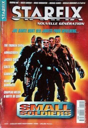 Starfix N° 2 Du 01/07/1998 - Joe Dante - The Truman Show - Armageddon - Jackie Chan - Culte 68 - Cannes 98 - Heart Of Darkness - Chapeau Melon Et Botte De Cuir - Small Soldiers.