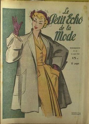 Petit Echo De La Mode (Le) N° 34 Du 26/08/1951 -