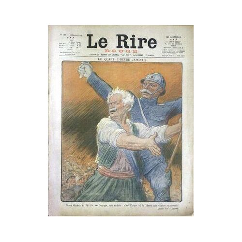 Rire Rouge (Le) N° 165 Du 12/01/1918 - Japon - Lloyd Georges Et Petain - C. Leandre - Russie - H. Gazan.
