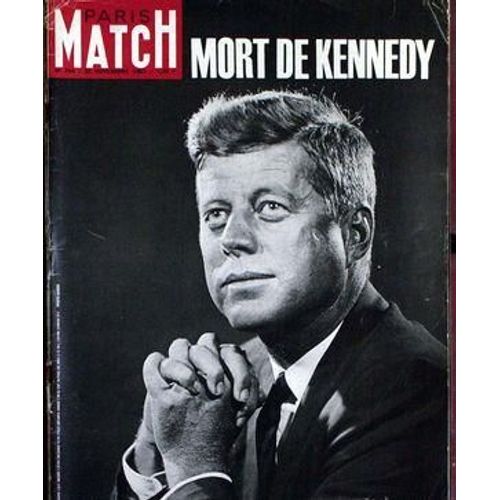 Paris Match N° 764 Du 30/11/1963 - Mort De Kennedy. Ca Va Mal Ë L'universite Geraldine Chaplin Gian-Carlo Menotti Jean-Marie Le Clezio Prix Goncourt Kennedy Mort Au Service De Son Pays Le Celibat Des Prâ¿Tres Les Stabiles D'alexandre Calder Mort D...